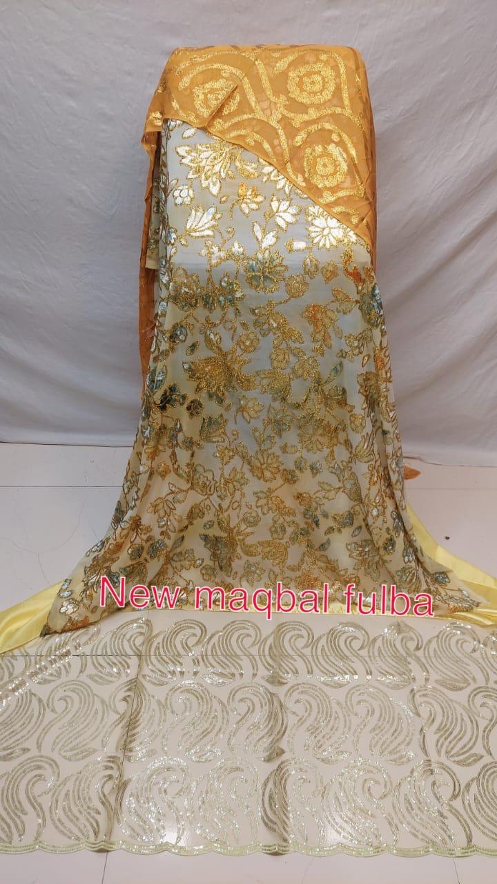 Gold & Cream Maqbal Fulba
