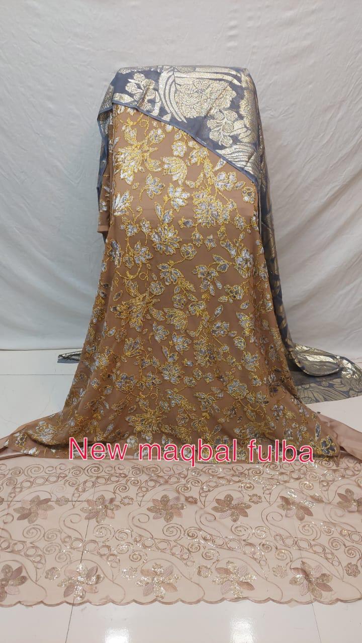 Caramel & Silver Maqbal Fulba