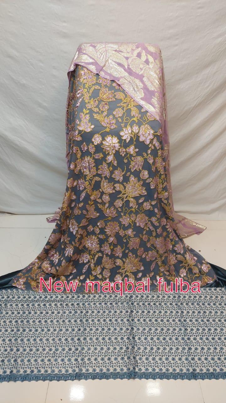 Grey & Lilac Maqbal Fulba