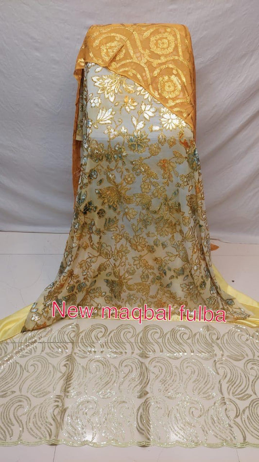 Gold & Cream Maqbal Fulba