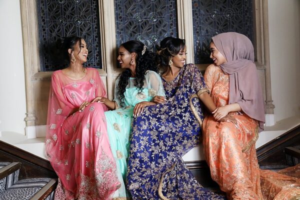 Squad in Blue & Peach for all Occasions